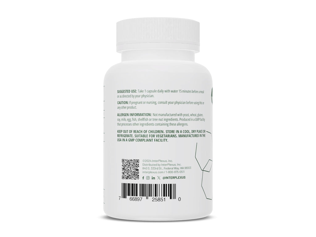 InterPlexus Seriphos Phosphorylated Serine Adaptogen - 100 Capsules - image 4