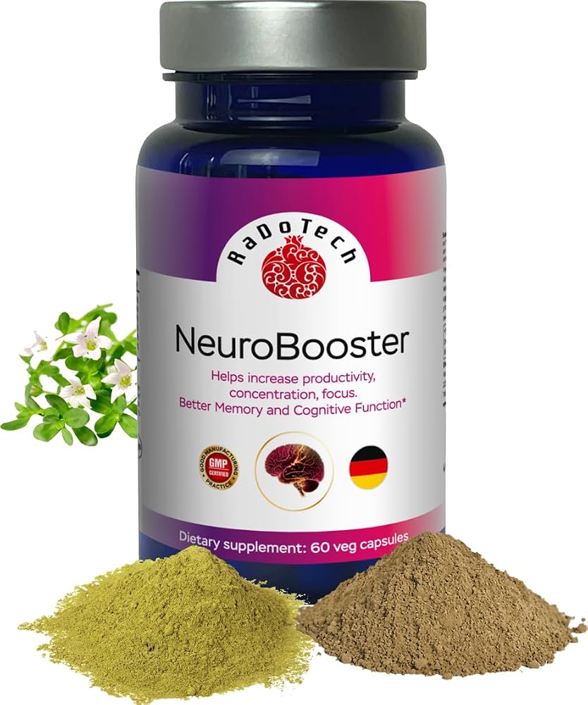 RaDoTech NeuroBooster Brain Supplement, Capsules GMP