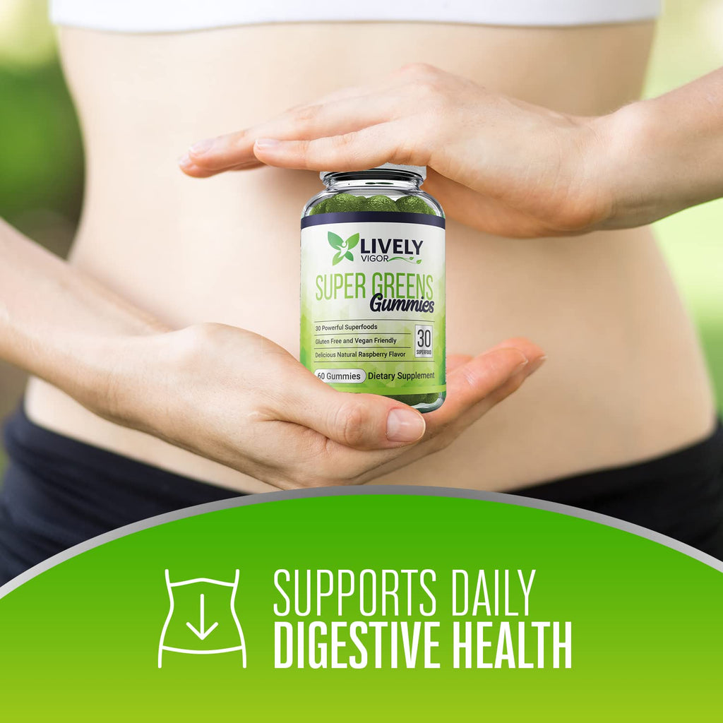 Lively Vigor Super Greens Gummies Multivitamin - 60 Gummies - image 7