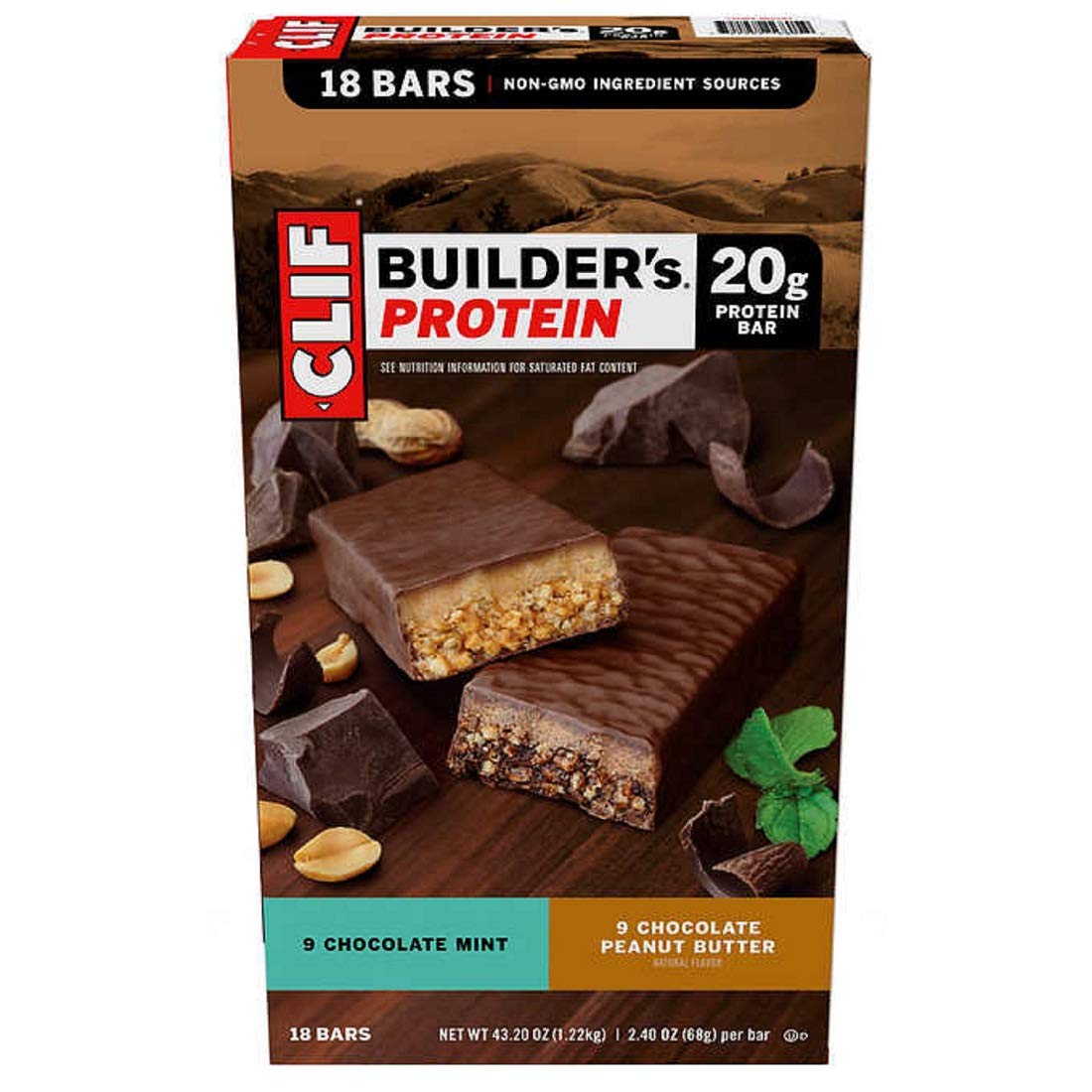 CLIF Bar Builder's Chocolate Protein Bar - 18 Bars - image 6