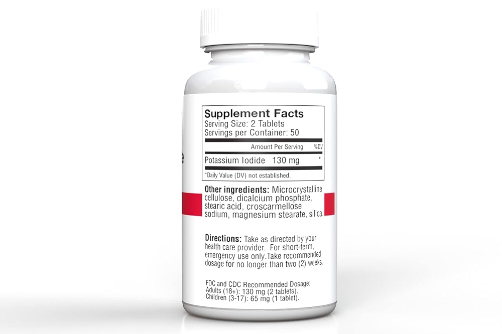 Pharmacist Select Potassium Iodide 130mg Tablets - 100 Count - image 3
