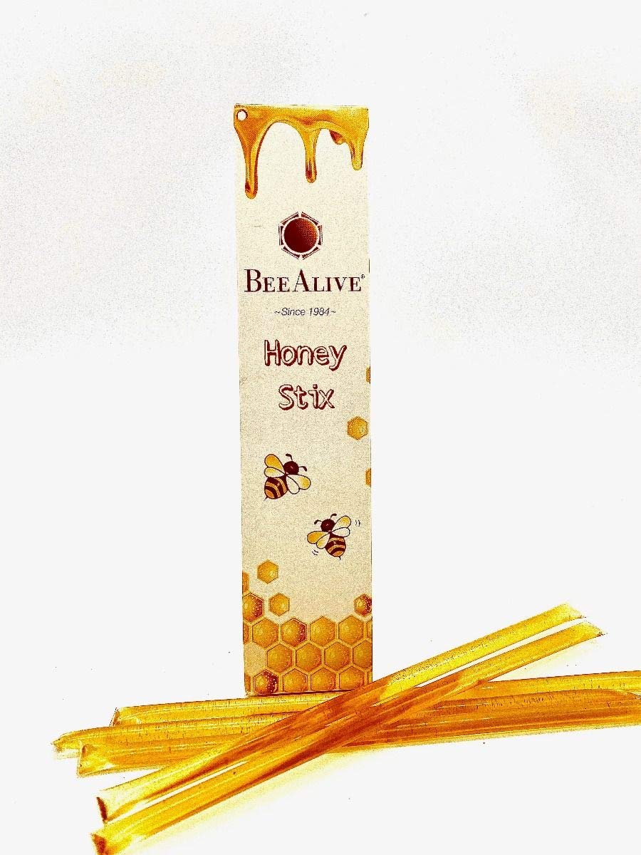 BeeAlive Star Thistle Honey Sticks - 12 Individual Sticks