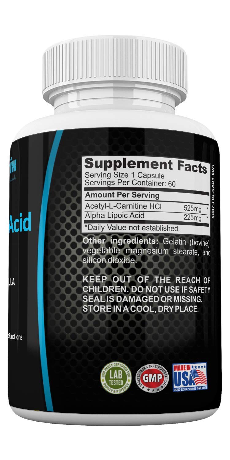 Neonutrix Alpha Lipoic Acid + ALC Brain & Muscle Support - 60 Capsules - image 3
