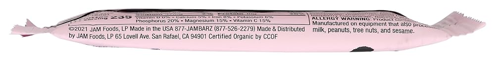 JAMBAR Organic Jammin Jazzleberry Energy Bar - 2.12 oz - image 3