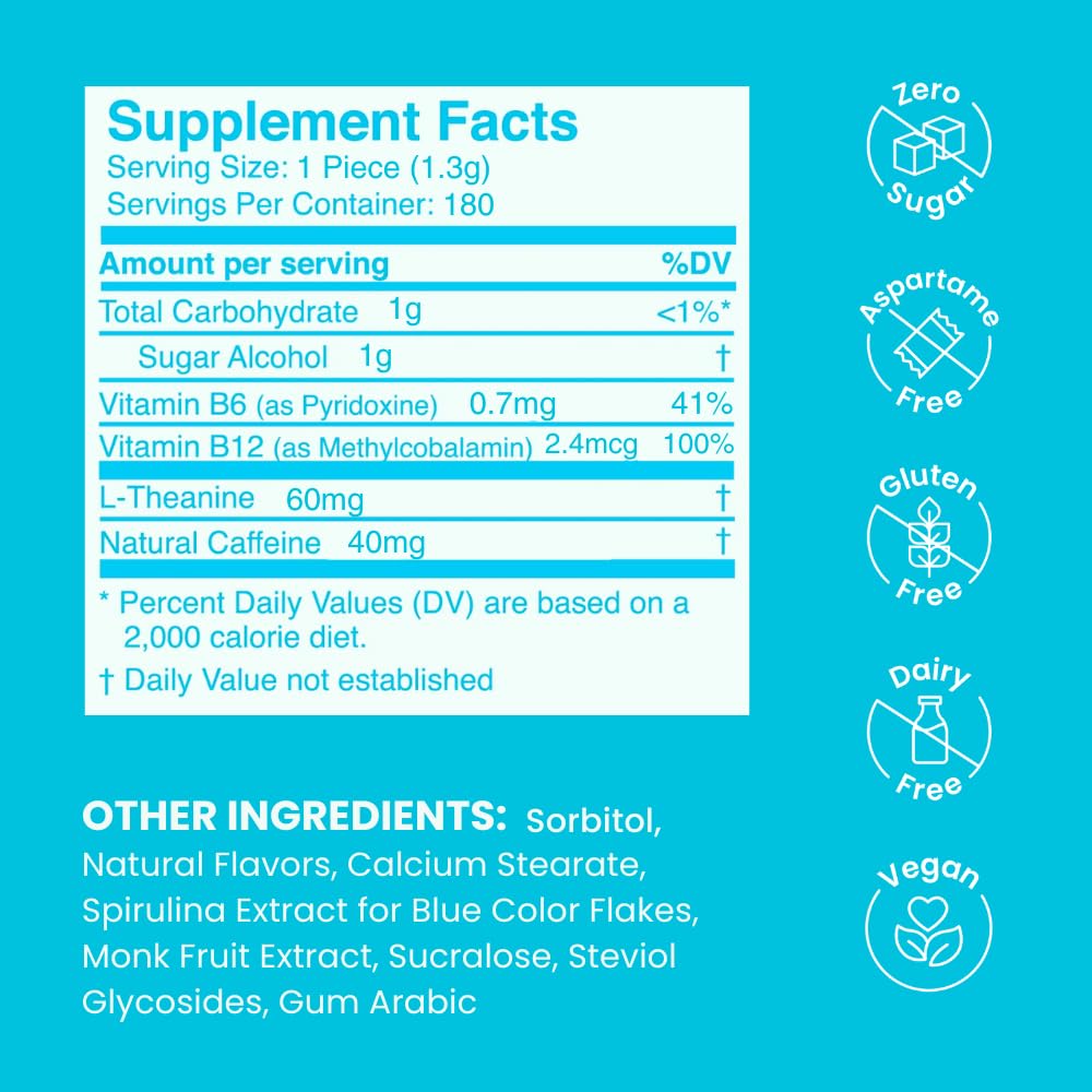 NeuroGum Energy Caffeine Mints with L-theanine - 180 Count - image 7