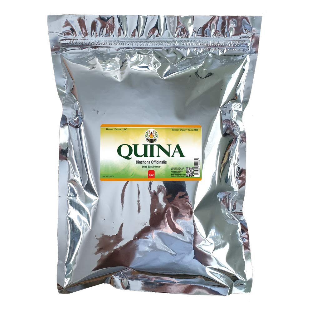 Hawaii Pharm Quina Cinchona Officinalis Dried Bark Powder - 8 oz