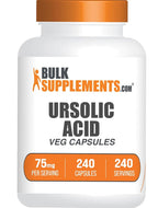 BulkSupplements Ursolic Acid Capsules - 75mg - 240 Count