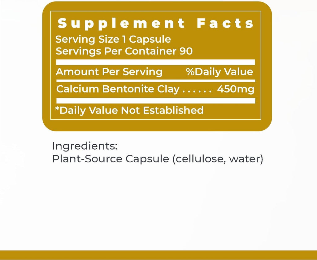 Premier Research Labs Medi-Clay-FX Bentonite Clay - 90 Capsules - image 6