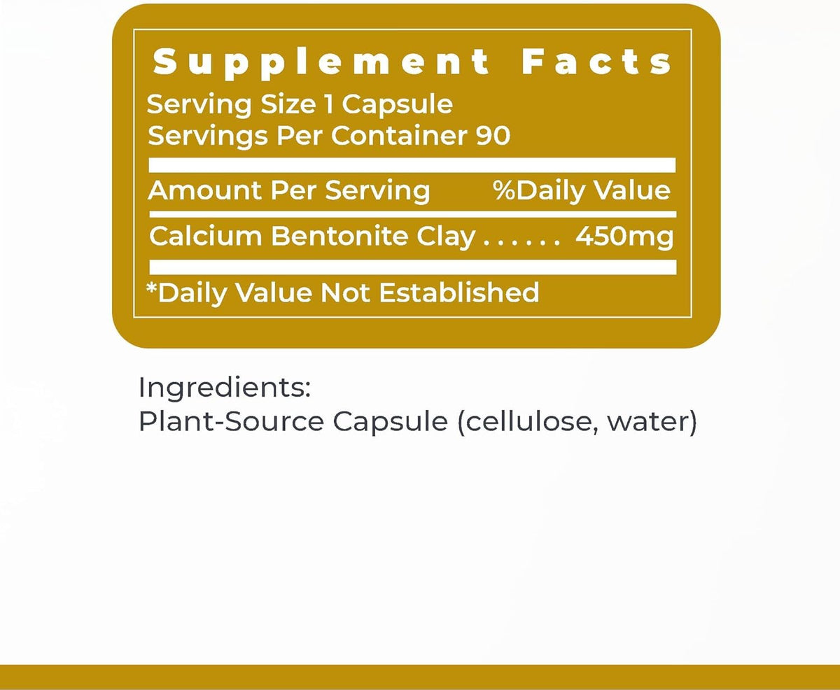 Premier Research Labs Medi-Clay-FX Bentonite Clay - 90 Capsules - image 6
