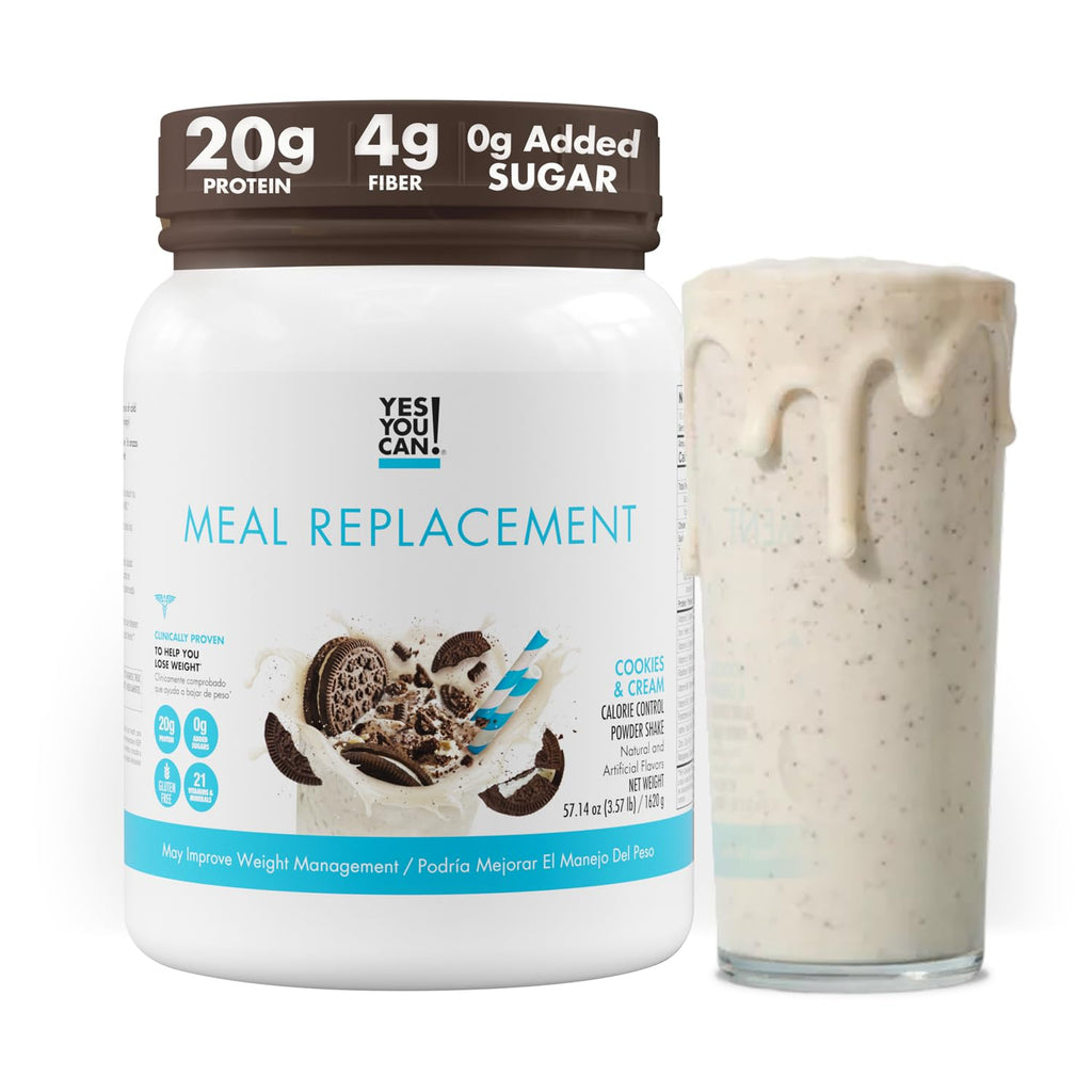 Yes You Can! Complete Meal Replacement Cookies & Cream - 15 Servings