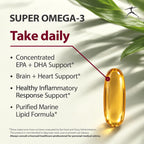 BIOSPEC NUTRITIONALS Super Omega-3 Concentrated EPA/DHA - 90 Softgels - image 3