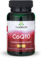 Swanson CoQ10 100 mg Energy Antioxidant Support - 100 Softgels