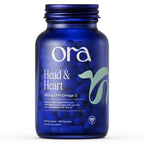 Ora Organic Vegan Omega 3 DHA 500mg for Brain & Heart - 60 Capsules