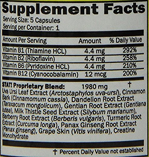 Sarken Stat Flush 5 Capsules - Pack of 2 - image 2