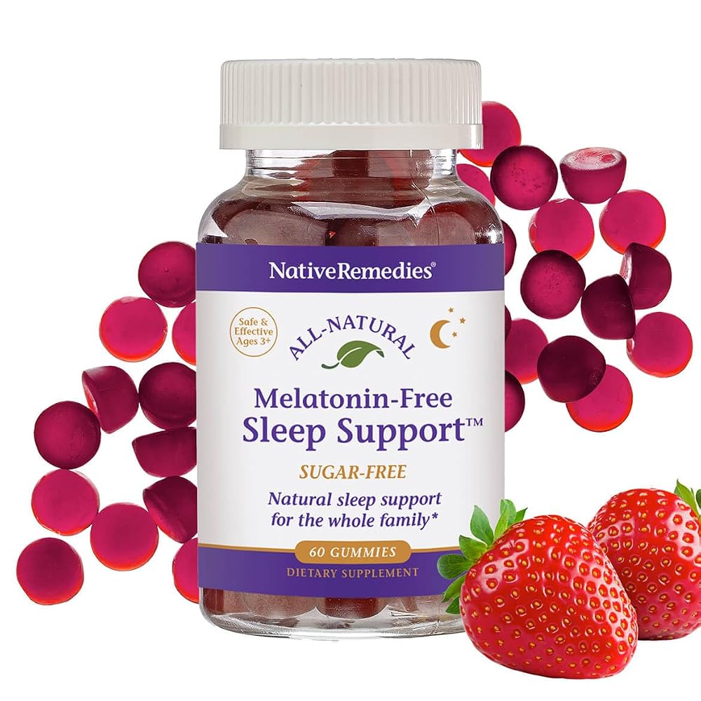 Native Remedies Melatonin-Free Sleep Support Gummies - 60 Gummies
