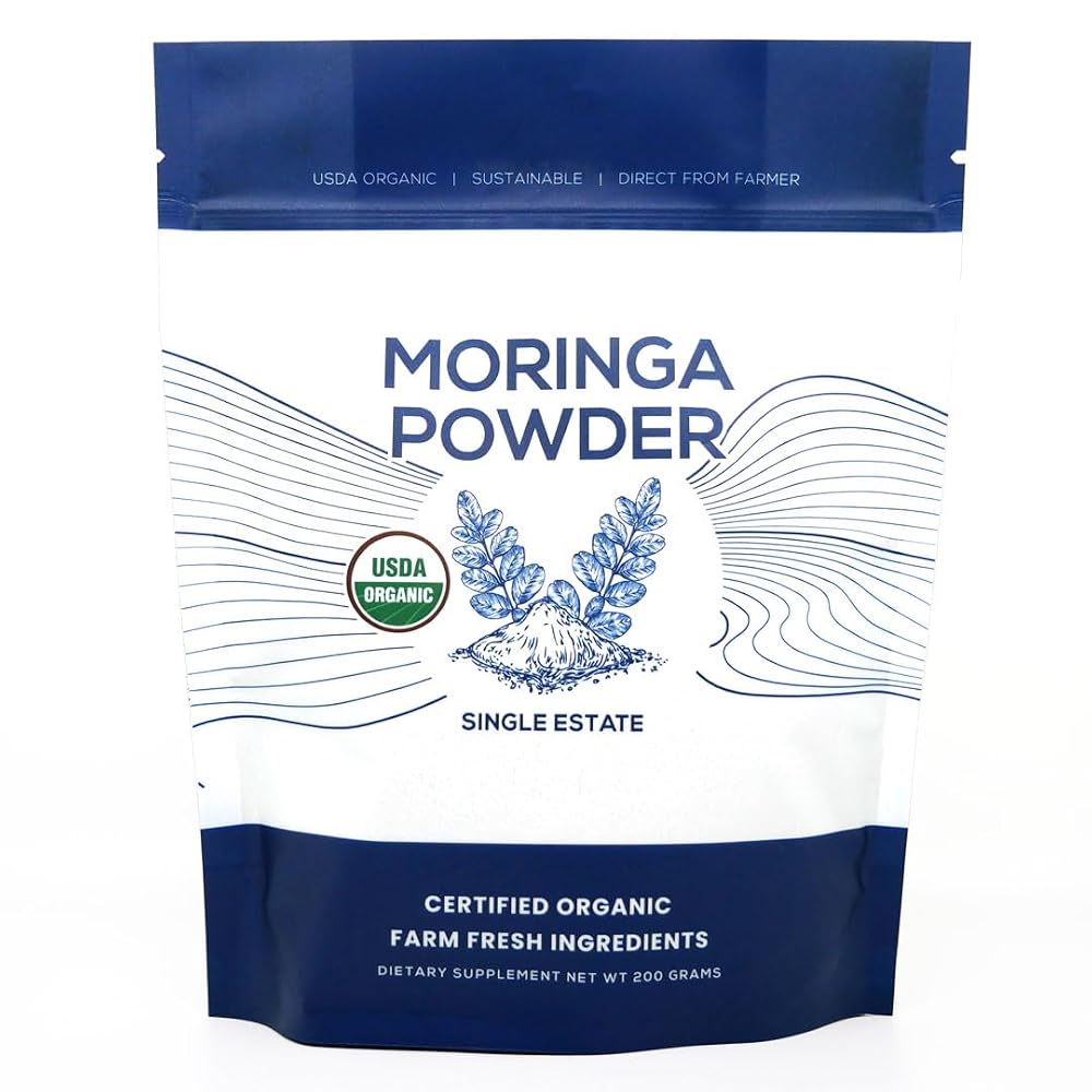 One Farm by WAAYB Organic Moringa Powder - 7 oz (200 g)