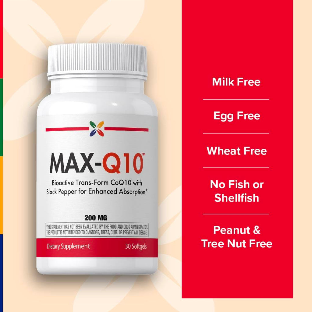 Stop Aging Now MAX-Q10 Coenzyme CoQ10 - 30 Softgels - image 5