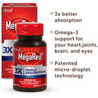 MegaRed Advanced Omega-3 Fish Oil 800mg - 160 Softgels - image 2
