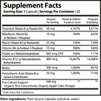 Conquest Nutrition Complete B Vitamin Complex - 60 Vegetarian Capsules - image 2