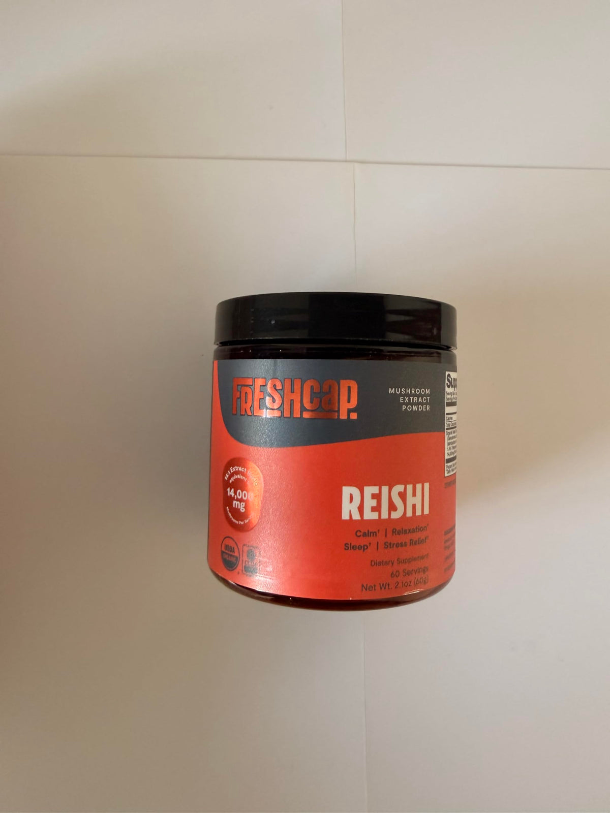 FreshCap Reishi Mushroom Powder Organic Extract - 60 Servings - image 7