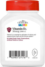 21st Century Vitamin D3 2000 IU - 750 Softgels - image 3