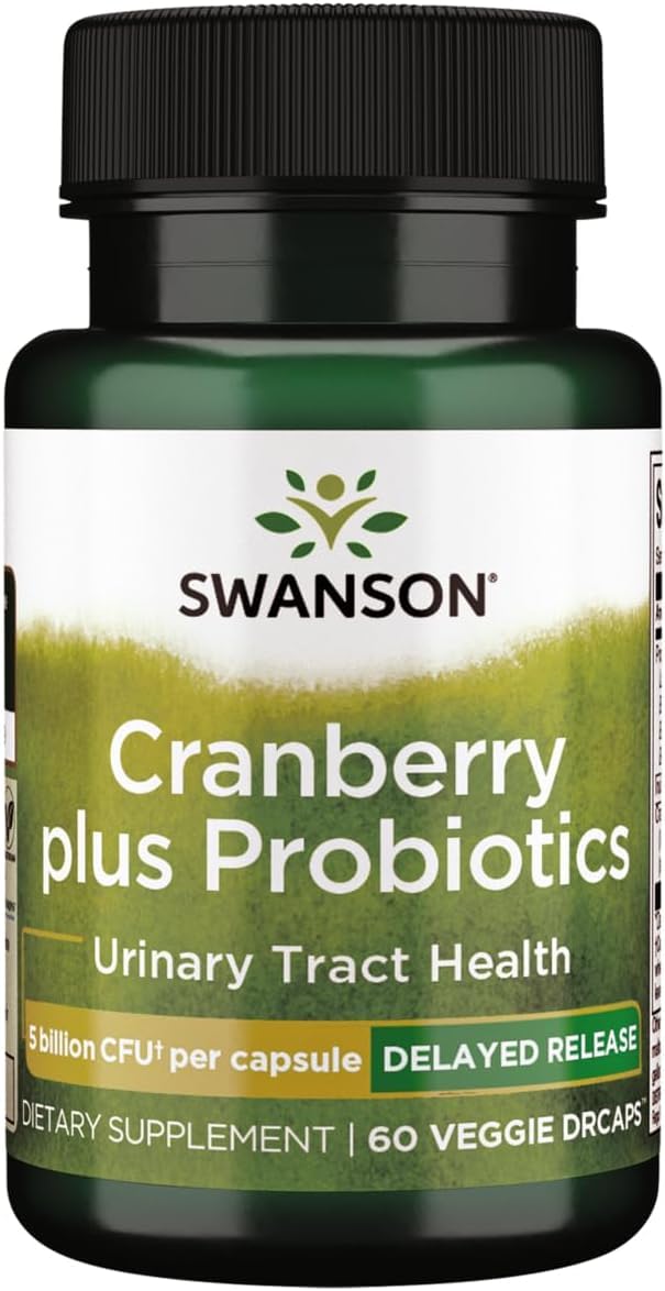 Swanson Cranberry Probiotic 5 Billion CFU - 60 Vegetarian Capsules