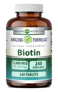 Amazing Nutrition Biotin 15000 Mcg - 240 Tablets