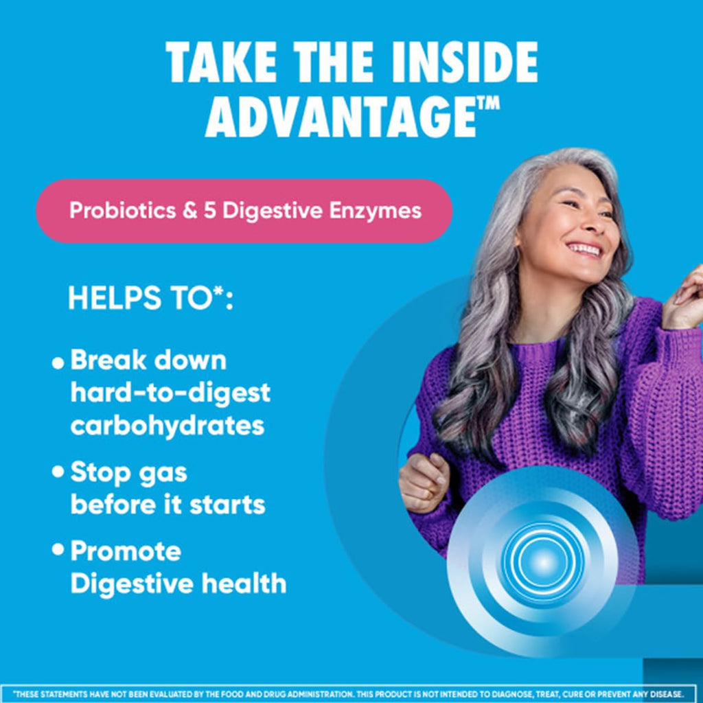Digestive Advantage Fast Acting Enzymes + Probiotic - 32 Capsules - image 6