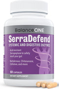 Balance ONE Biofilm Disruptor Serrapeptase Nattokinase - 60 Capsules