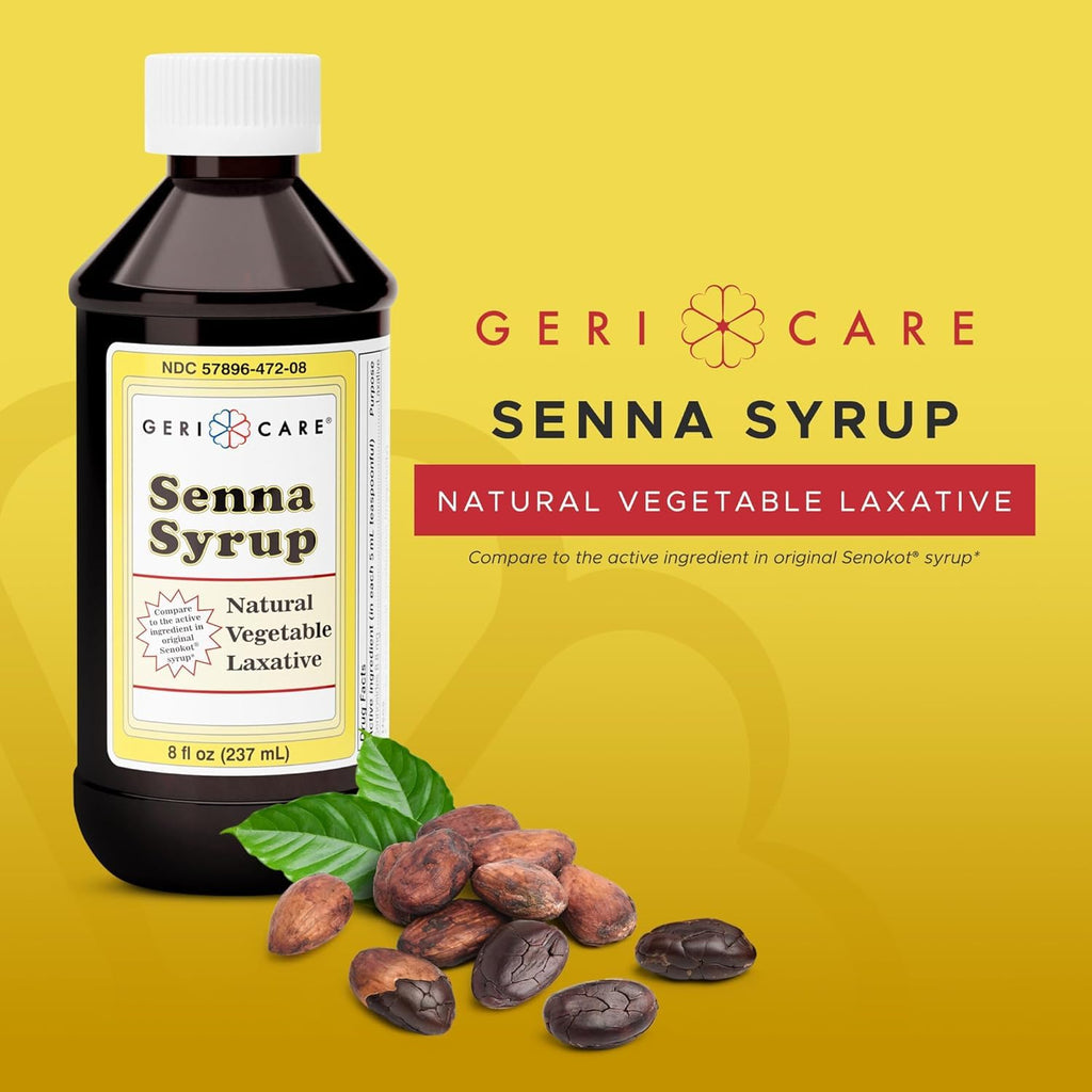 GeriCare Senna Laxative Syrup Stool Softener - 8 fl oz - image 2