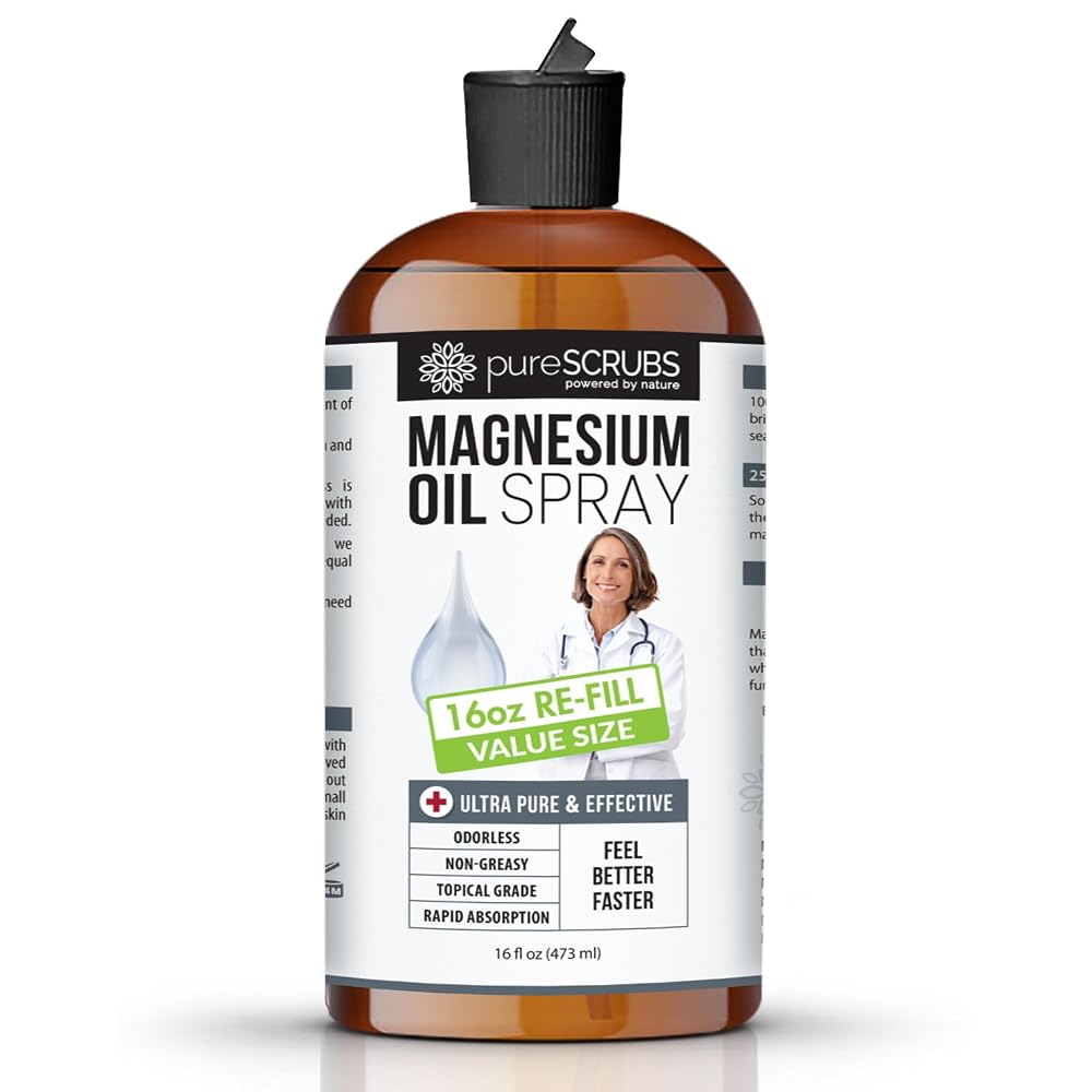 pureSCRUBS Doctor Recommended Pure Topical Magnesium Oil Spray - image 3