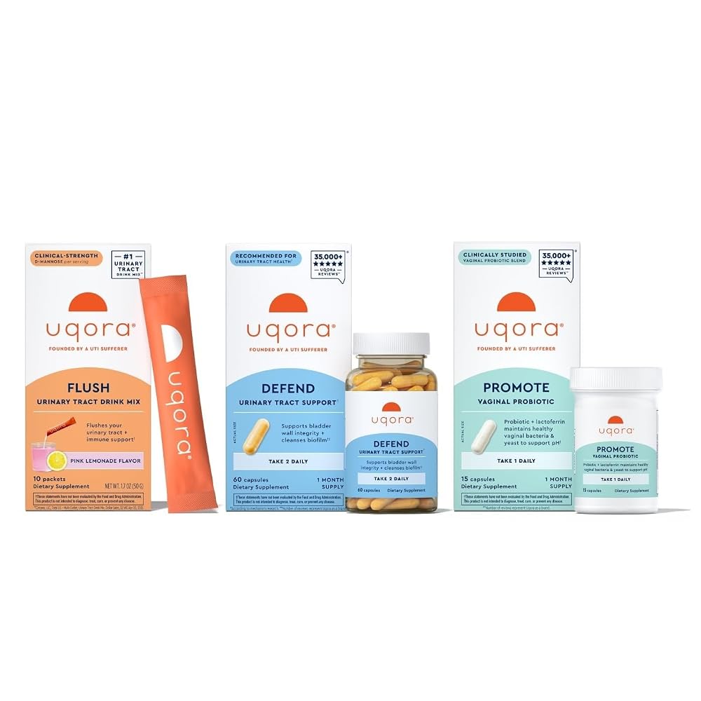 Uqora Complete Regimen with Flush, Defend & Promote