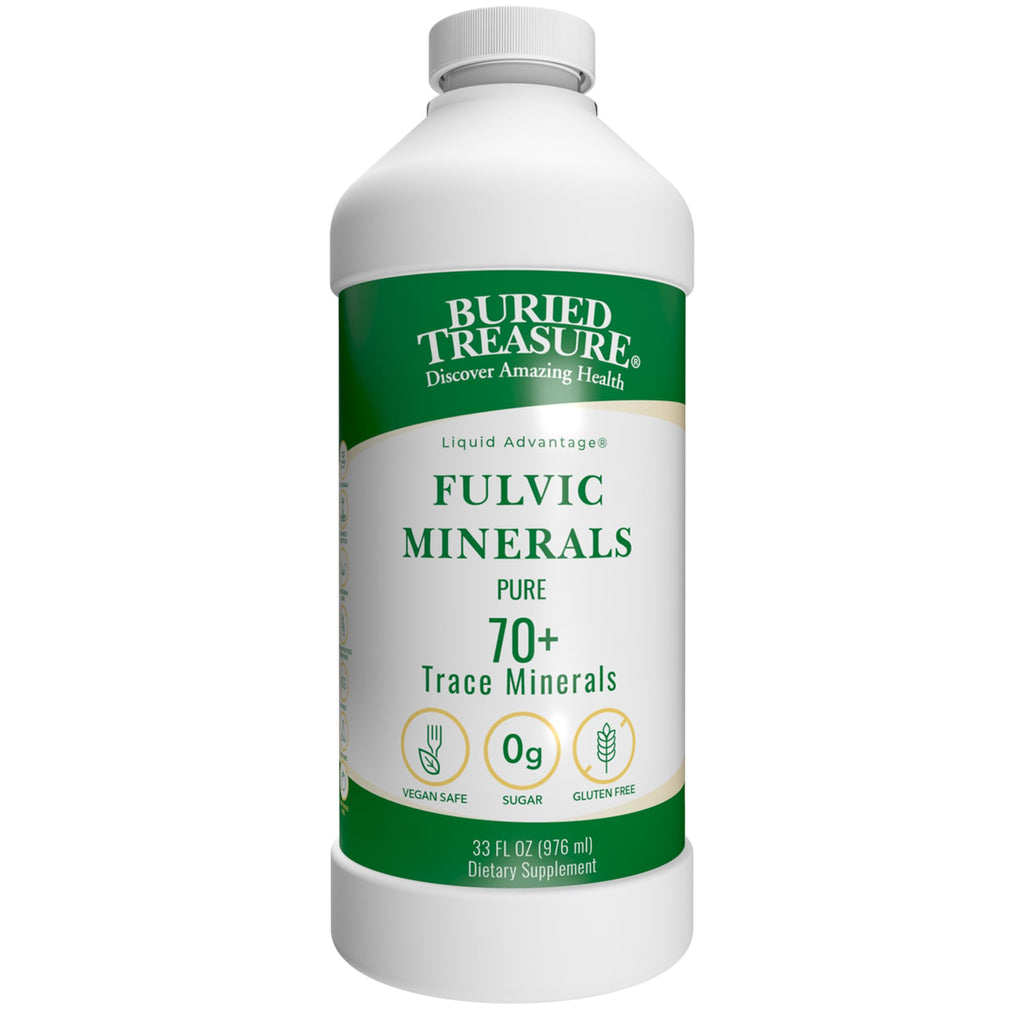 Buried Treasure Liquid Advantage Fulvic Minerals Pure - 33 fl oz