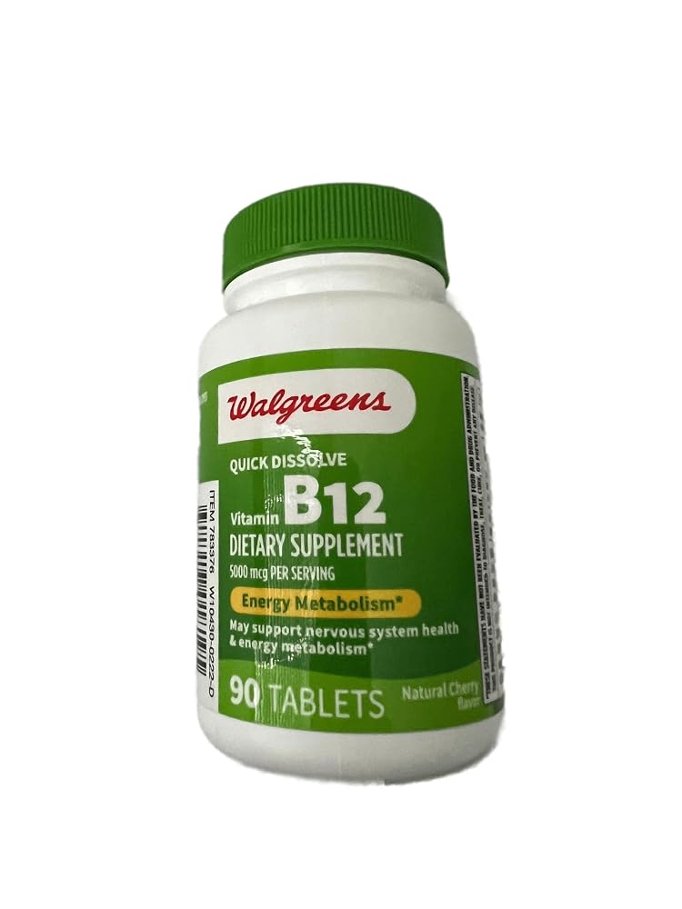 Walgreens Vitamin B12 5000 mcg - 90 Tablets