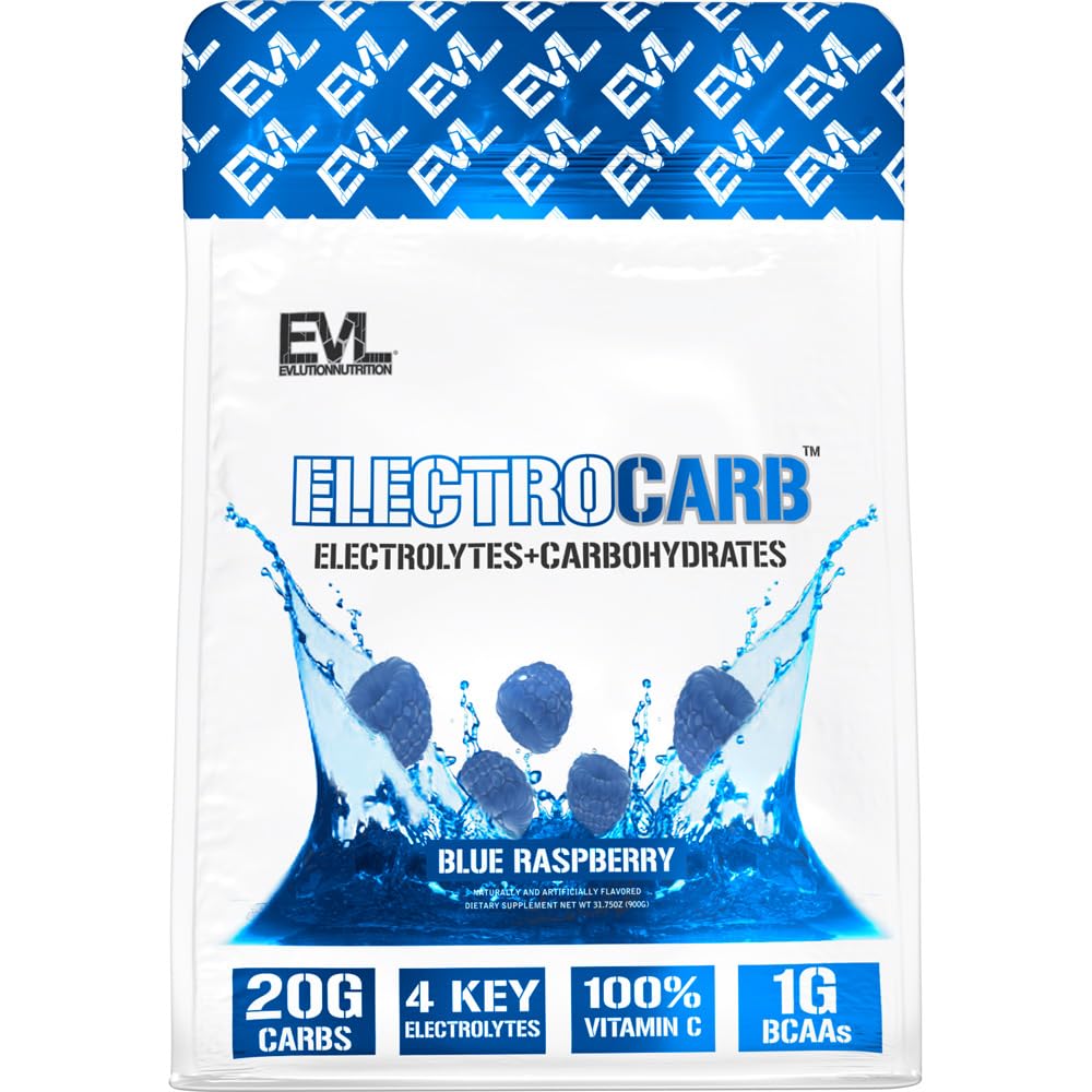 Evlution ElectroCarb Electrolytes + Carbohydrates Powder - 30 Servings