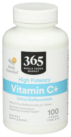 365 by Whole Foods Market High Potency Vitamin C+ - 100 Tablets