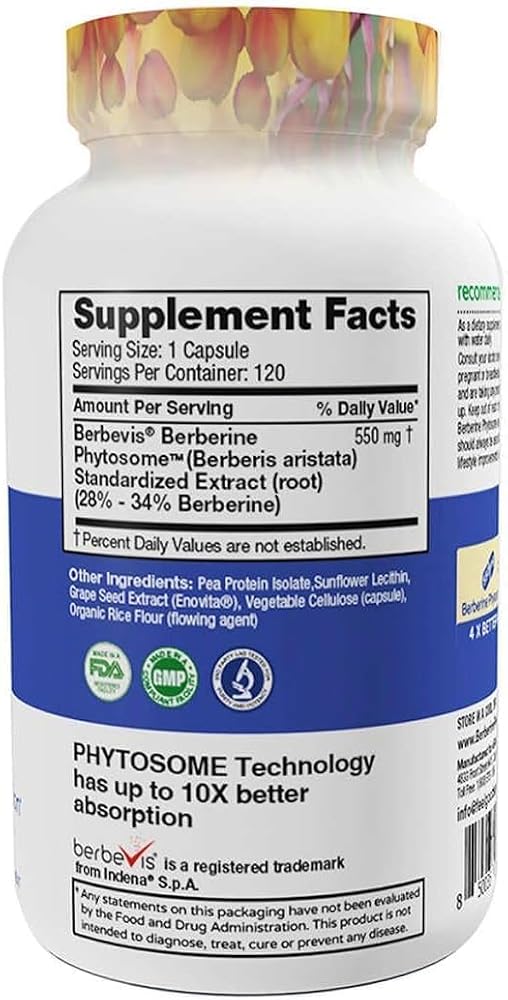 Feel Good Superfoods Berberine Phytosome - 120 Vegan Capsules - image 3