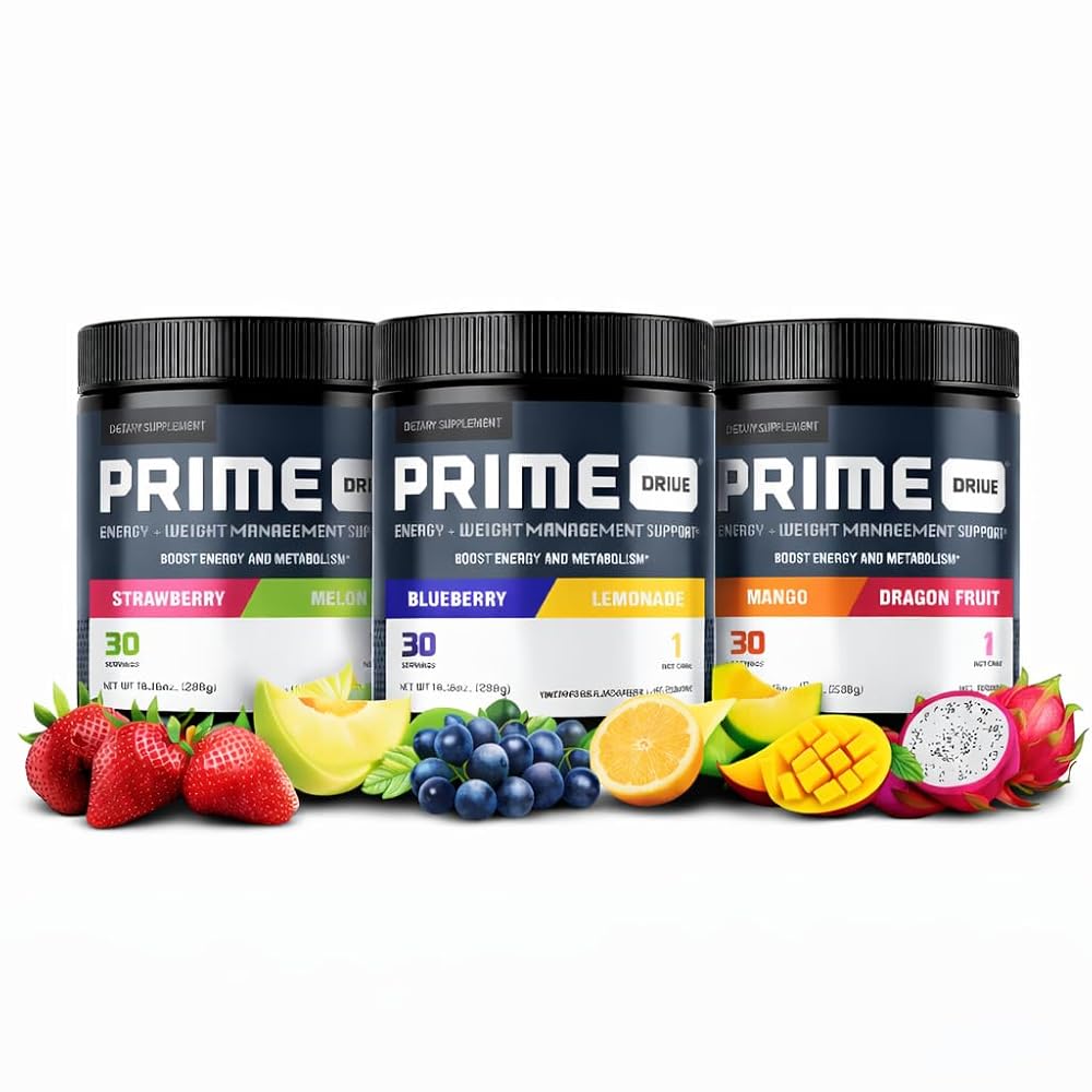 Complete Nutrition Prime Drive 3-Pack Energy & Metabolism Powder