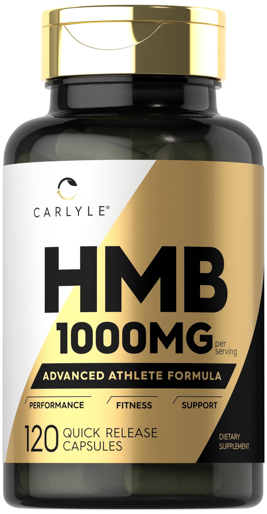 Carlyle HMB Supplement for Men & Women 1000 mg - 120 Capsules