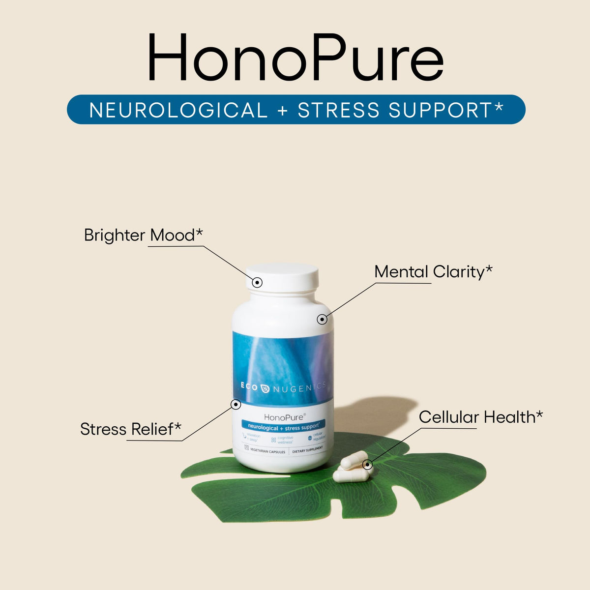 EcoNugenics HonoPure Magnolia Bark Extract - 98% Pure Honokiol