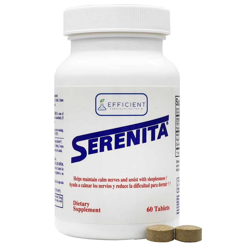 Serenita Stress and Sleeplessness Supplement - 60 Capsules