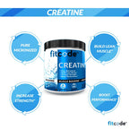 fitcode Creatine Monohydrate 5g Micronized Powder - 60 Servings - image 4