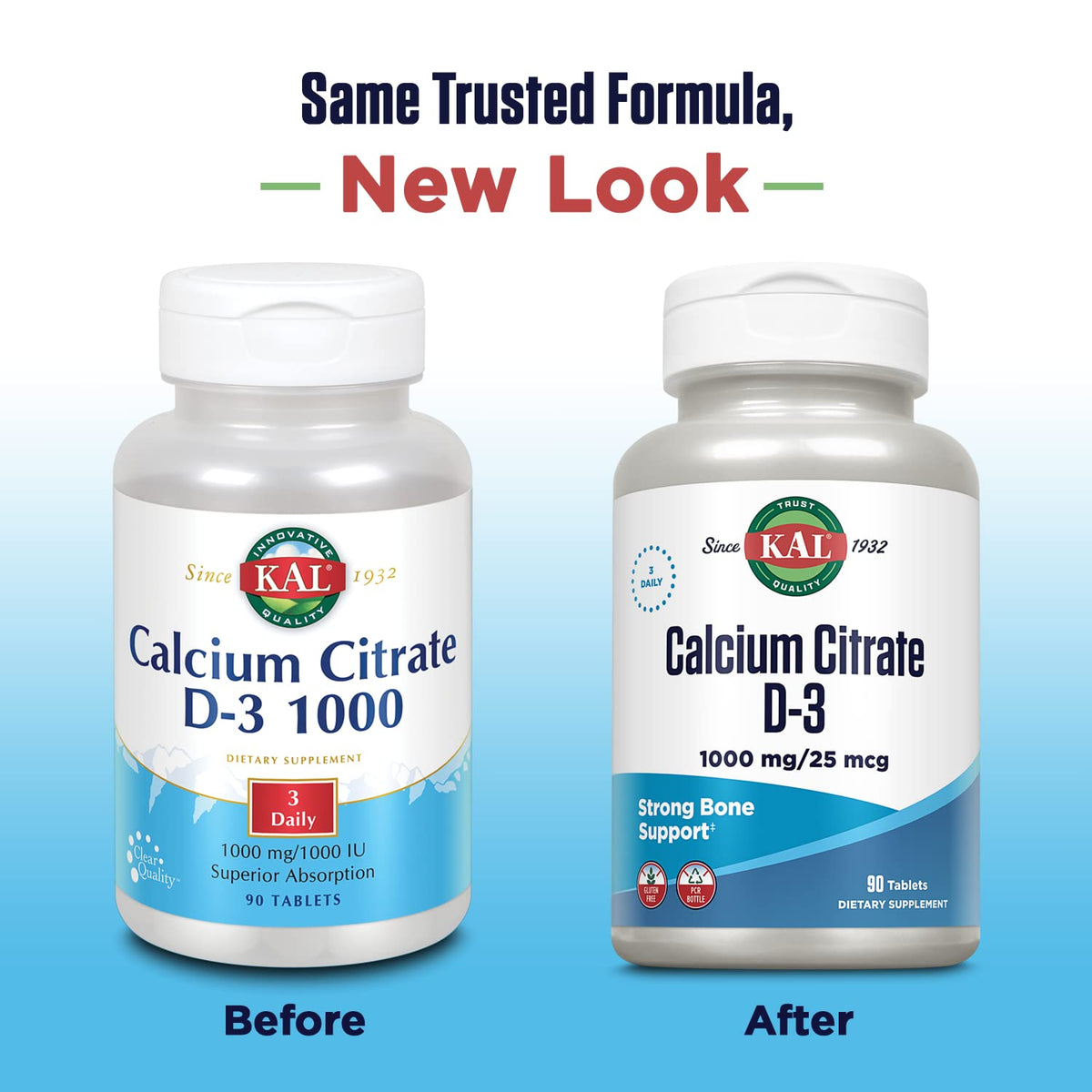 KAL Calcium Citrate Supplement with Vitamin D3