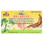 Royal King Ginseng Ginkgo Biloba Tea - 60 Tea Bags (3 Pack)