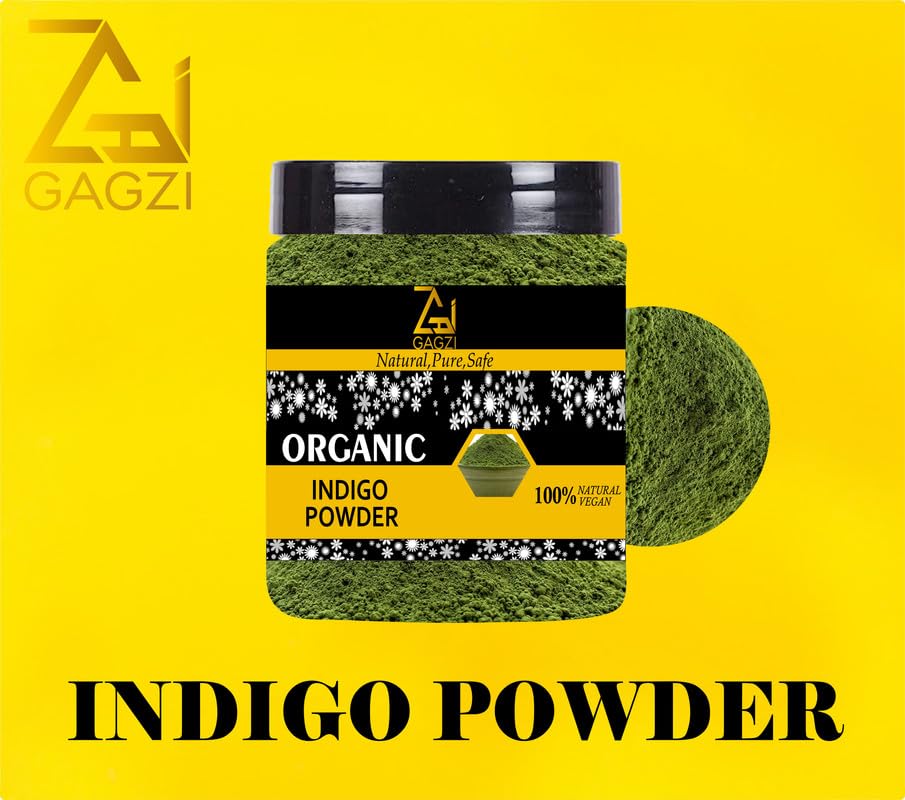 Natural Indigo Powder 3 Oz / 85.05 Gram (Pack of 1) - GAGZI