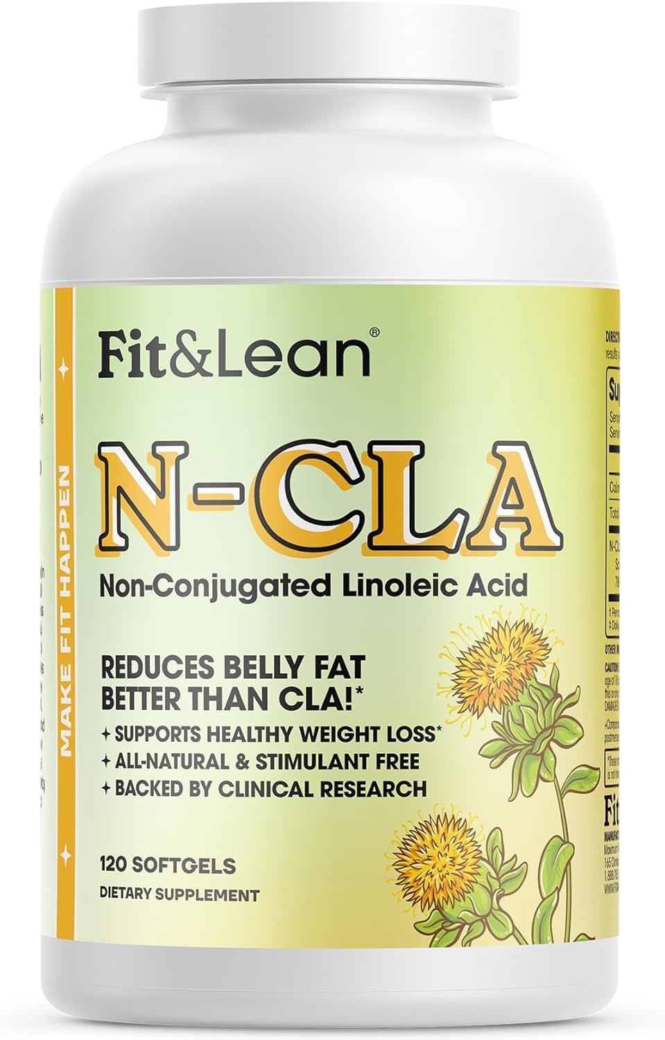Fit & Lean N-CLA Weight Loss Supplement - 120 Capsules