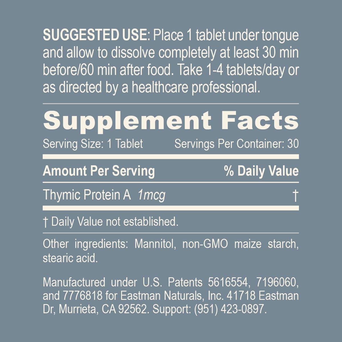 ProBoost Thymic Protein A 1 mcg Immune Support - 30 Tablets - image 5