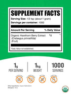 BulkSupplements.com Hawthorn Berry Extract Powder