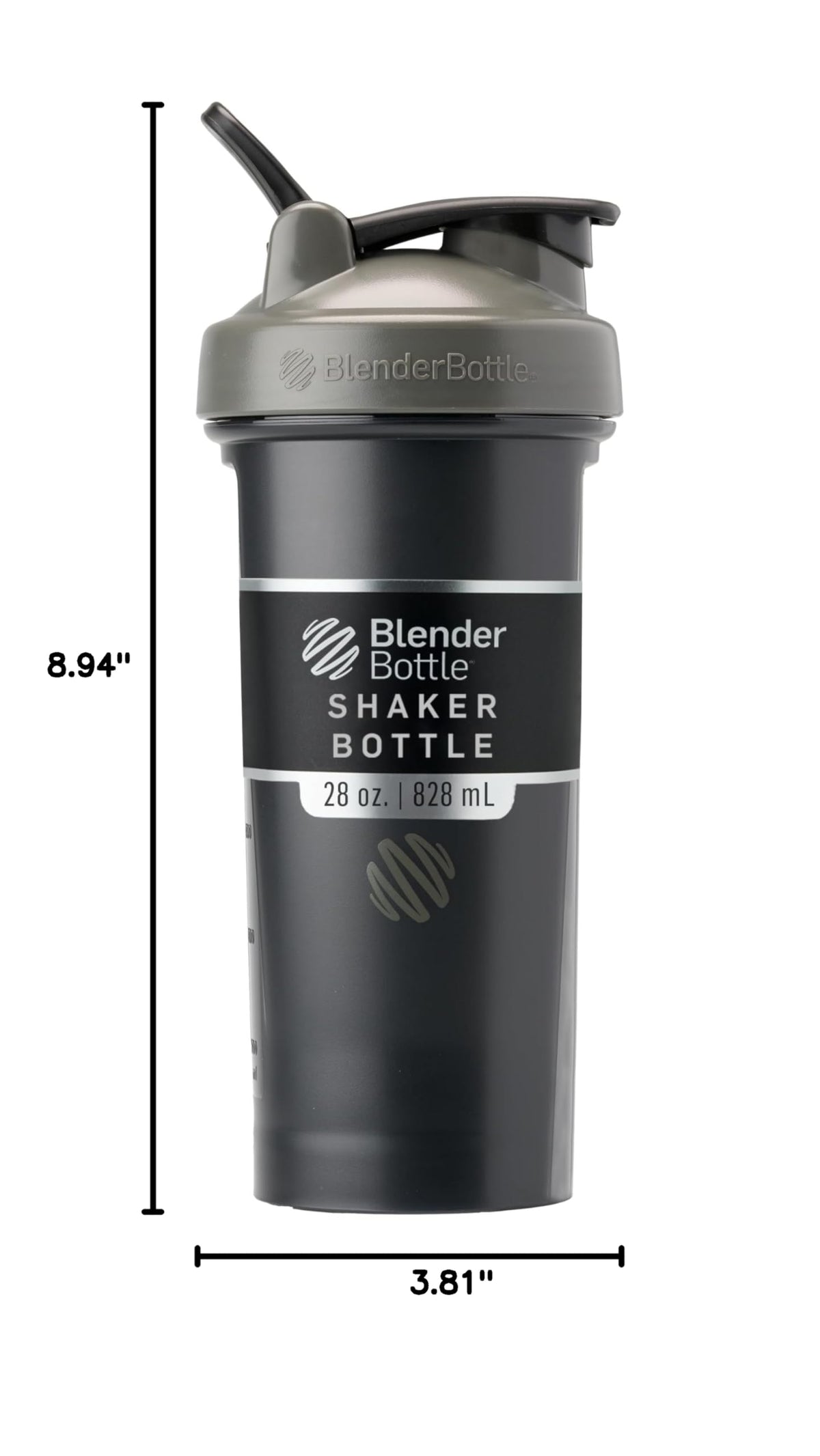 BlenderBottle Classic V2 Shaker Bottle Perfect for Protein Shakes