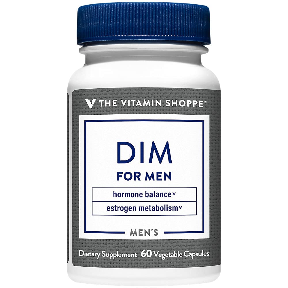 The Vitamin Shoppe DIM Men 200mg with BioPerine - 60 Vegetarian Capsules